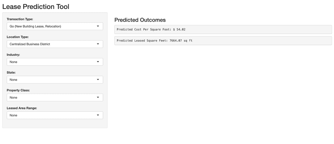 Office Space Rent Predictor